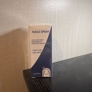 Nails Spray - Fast Dry and No Odor - Blue and White